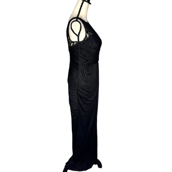 Davids Bridal Black Lace Dress Women's Size 10 - Picture 3 of 8